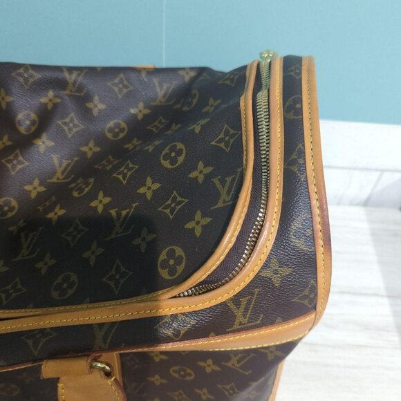 Authentic Louis Vuitton Sac Chien 50 Dog Carrier Monogram Pet Carrier Travel Bag - Picture 13 of 16